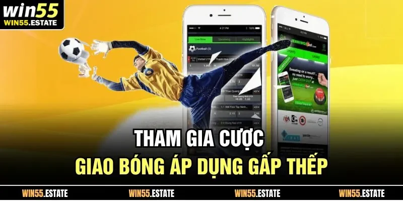 Tham gia cược giao bóng áp dụng gấp thếp 